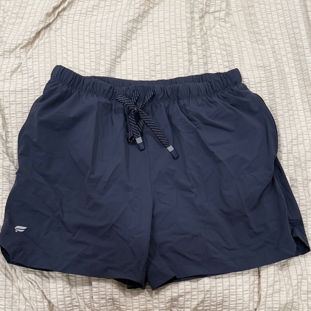 Fabletics Dark Blue Athletic Shorts
